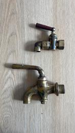 2x hendel Tapkraan, antiek. Kraan fonteinkraan toiletkraan, Antiek en Kunst, Ophalen of Verzenden