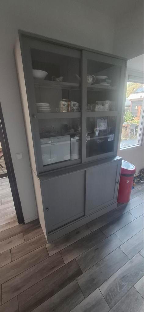 IKEA Havsta Vitrinekast / Buffetkast, Huis en Inrichting, Kasten | Buffetkasten, Zo goed als nieuw, 200 cm of meer, 100 tot 150 cm