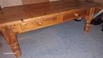 Robuuste grenen salontafel, 145x84cm, Huis en Inrichting, 50 tot 100 cm, Minder dan 50 cm, 100 tot 150 cm, Gebruikt