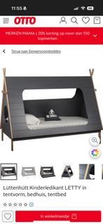 Kinderledikant Tentbed 70x160, Ophalen, Nieuw, 70 tot 85 cm, Lattenbodem