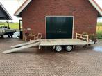 Aluminium aanhanger met rijplaten 3500kg, Ophalen, Zo goed als nieuw