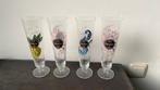 Warsteiner bierglazen, speciale edities, 4 stuks, Ophalen of Verzenden, Zo goed als nieuw, Bierglas