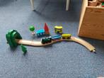 Houten treinset, Kinderen en Baby's, Speelgoed | Thomas de Trein, Ophalen, Zo goed als nieuw