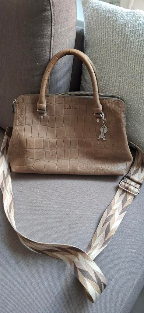 By Lou Lou leren tas schoudertas leer handtas, Ophalen of Verzenden, Gebruikt, Bruin, Handtas