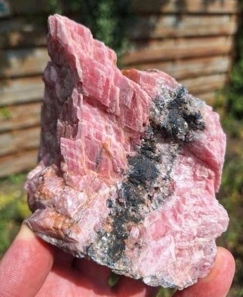 ZEER ZELDZAME RHODOCHROSIET INAKURAISHI MIJN, Verzamelen, Mineralen en Fossielen, Mineraal, Ophalen of Verzenden