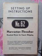 Handleiding Mc Cormick maaidoser 62, Ophalen of Verzenden, Gelezen, Tractor en Landbouw