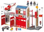PLAYMOBIL 9462 Grote BrandweerKazerne met Helikopter, Ophalen of Verzenden, Nieuw, Complete set