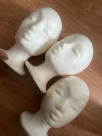 Tempex Hoofden - 3 Stuks, Ophalen of Verzenden, Nieuw, Materiaal