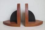 Set houten boekensteunen, vooroorlogs, Art Nouveau, Ophalen of Verzenden