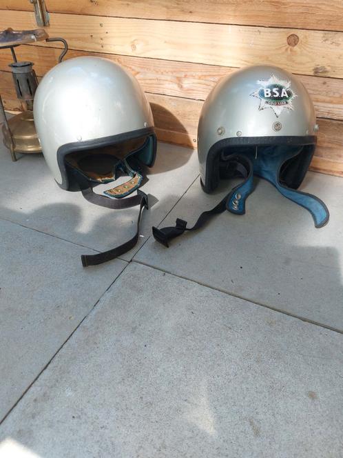 Vintage retro cromwell  set 2x pothelm potje helmen, Motoren, Onderdelen | Oldtimers, Gebruikt, Ophalen of Verzenden