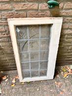 Raamkozijn met loodwerk 90x51,5, Doe-het-zelf en Verbouw, Kozijnen en Schuifpuien, Gebruikt, Raamkozijn, Minder dan 75 cm, Inclusief glas