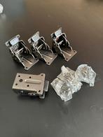 Set van 4 inklapbare tafelpoot scharnieren met schroeven, Ophalen of Verzenden, Nieuw, IJzer, Overige typen