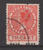 Nr 10 perfin SZ 1925 ; OP ZOEK NAAR ROLTANDING ? KIJK, Postzegels en Munten, Ophalen of Verzenden, T/m 1940, Gestempeld