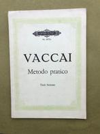 Nicola Vaccai - Metodo Pratico. Tiefe Stimme, Zang, Gebruikt, Klassiek, Les of Cursus