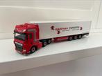 WSI DAF met koeloplegger Hartman, Hobby en Vrije tijd, Modelauto's | 1:50, Ophalen of Verzenden, Nieuw, Bus of Vrachtwagen, Wsi