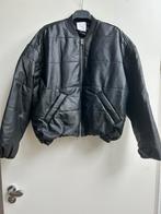 LUMUNA zwart vegan leather bomberjack S/M en M/L