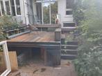 Partij Bankirai terras planken voor 28 m2 terras, Doe-het-zelf en Verbouw, Hout en Planken, Gebruikt, Ophalen of Verzenden, 50 mm of meer