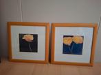 2 schilderijen., Minder dan 50 cm, Ophalen of Verzenden, Zo goed als nieuw, Schilderij