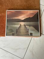 SCHILDERIJ MET PRACHTIGE LIJST, Ophalen, Zo goed als nieuw, Schilderij, Minder dan 50 cm