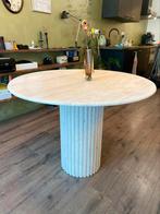 Travertin Eettafel NIEUWE- ACTIE!!, Huis en Inrichting, Tafels | Eettafels, Overige materialen, Travertin Tafel, Nieuw, Ophalen of Verzenden