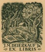 3212 Ex Libris Nederland : Thijs Mauve, 1941, Antiek en Kunst, Kunst | Etsen en Gravures, Verzenden