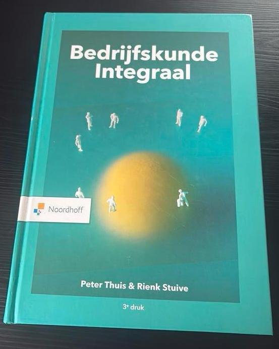 ZGAN | Rienk Stuive - Bedrijfskunde Integraal, Boeken, Studieboeken en Cursussen, Zo goed als nieuw, Overige niveaus, Alpha, Ophalen of Verzenden