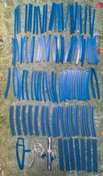 Vintage Lego Treinrails - Blauw, Ophalen of Verzenden, Gebruikt, Losse stenen, Lego