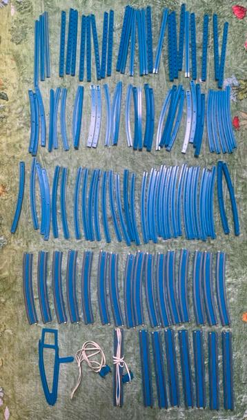Vintage Lego Treinrails - Blauw beschikbaar voor biedingen