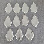 11 grote pegels diamant blad onderdelen kroonluchter, Huis en Inrichting, Lampen | Kroonluchters, Ophalen of Verzenden, Gebruikt