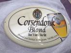 Corsendonk blond reclamebord+stoppentrekker/sleutelhanger, Ophalen of Verzenden, Nieuw, Reclamebord