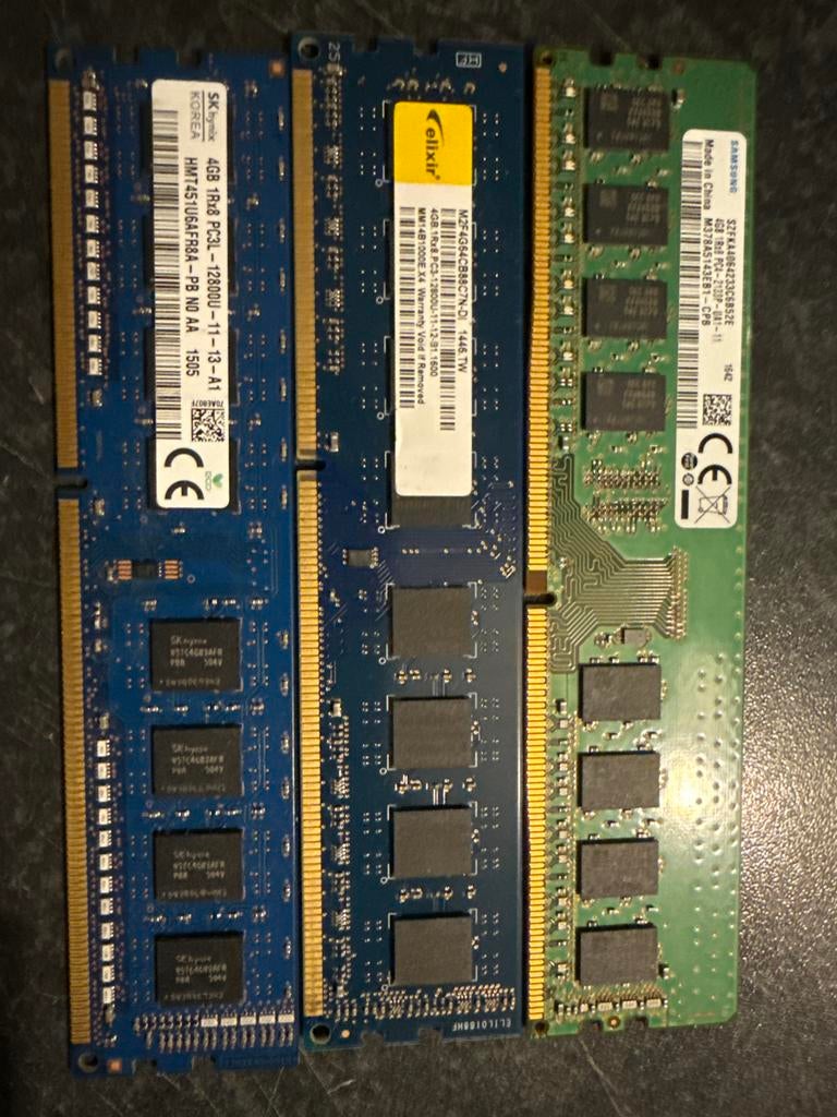 DDR3/DDR3 PC3 4GB RAM Geheugen Modules, Gebruikt, DDR3, Ophalen of Verzenden, Desktop