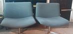 Twee stuks draaibare antraciet Wood fauteuils/ stoelen, Ophalen