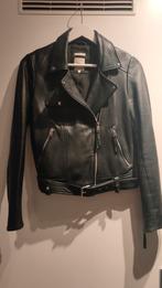 Lederen biker jack Zara., Zo goed als nieuw, Ophalen, Maat 38/40 (M), Zara