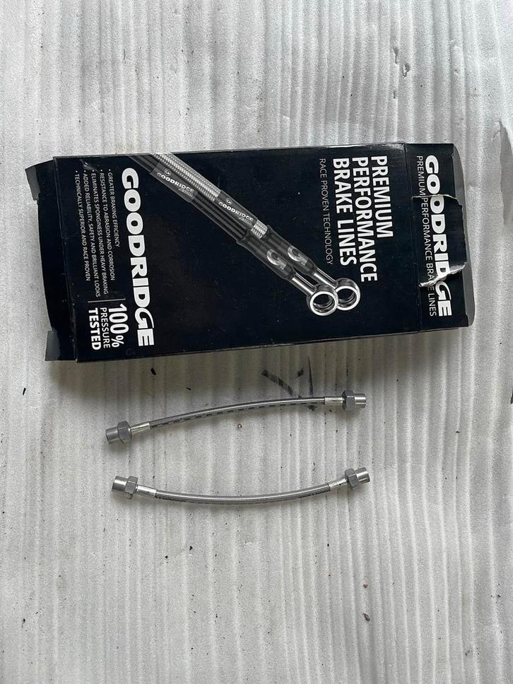 Goodridge Stalen Remslangen Achter Citroen saxo, Auto-onderdelen, Remmen en Aandrijving, Universele onderdelen, Nieuw, Ophalen of Verzenden