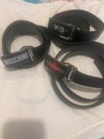Merk Riemen - Moschino, Y3, Dsquared, 95 tot 105 cm, Ophalen of Verzenden, Zo goed als nieuw, Riem of Ceintuur