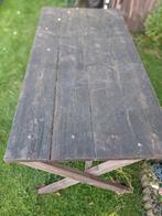 Stevige houten tuintafel heeft wat liefde nodig, Ophalen, Gebruikt, Rechthoekig, Hout