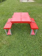 Kamping Picknicktafel - Inklapbaar!, Tuin en Terras, Ophalen, Gebruikt, Aluminium, Inklapbaar