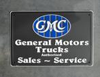 GMC Trucks sales and service bord pickup Van v8 Vandura, Nieuw, Reclamebord, Ophalen of Verzenden