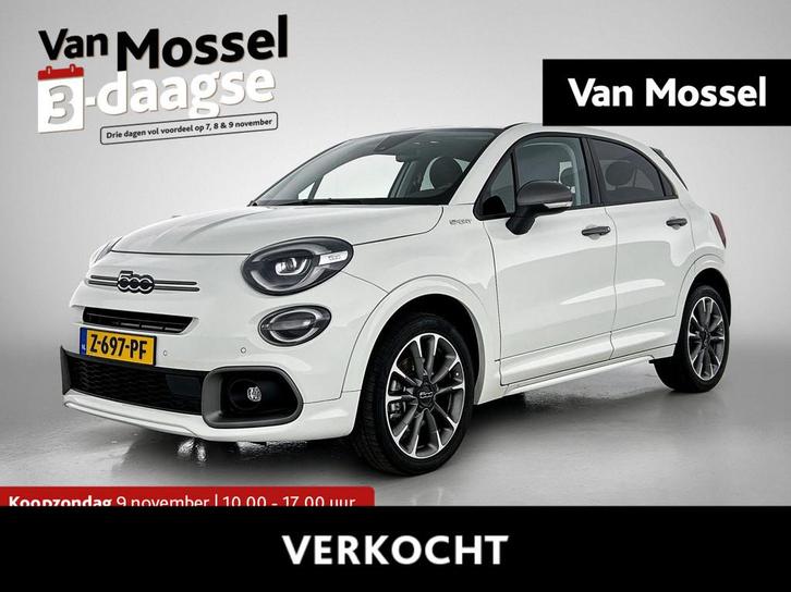 Fiat 500X 1.5 Hybrid Sport | Navigatiesysteem | Camera | Par, Auto's, Fiat, Bedrijf, Te koop, 500X, ABS, Achteruitrijcamera, Adaptive Cruise Control