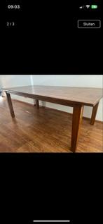Eettafel 6 persoons. - 220x110 cm / (50€ direct meenemen), Ophalen, Gebruikt, 100 tot 150 cm, 200 cm of meer