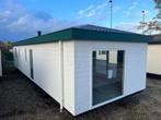 Continental Chalet 12 x 4 m Winterhard Piramidedak, Caravans en Kamperen, Stacaravans, Tot en met 6