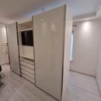 Grote witte schuifdeurkast kledingkast gebruikt, Overige materialen, 200 cm of meer, Ophalen of Verzenden, Zo goed als nieuw