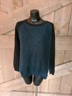 Amisu wintertrui zwart dinkergroen mt 36, Zwart, Ophalen of Verzenden, Zo goed als nieuw, Maat 36 (S)