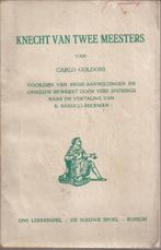 Goldoni, Carlo - Knecht van Twee Meesters regie aanw. Kees S, Ophalen of Verzenden, Gelezen, Toneel