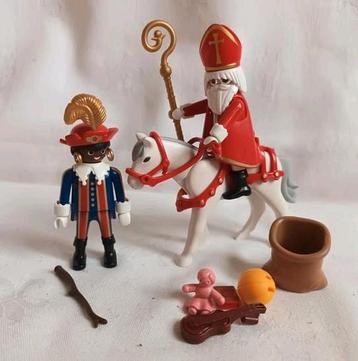 Playmobil set 4893 Sinterklaas met zwarte Piet en Americo  beschikbaar voor biedingen