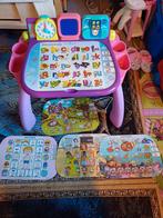 Computer leer tafel  met verschillende  kaarten, Kinderen en Baby's, Speelgoed | Vtech, Zo goed als nieuw, 2 tot 4 jaar, Ophalen