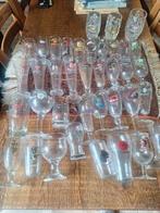 38 oude bierglazen, Ophalen of Verzenden, Zo goed als nieuw, Glas of Glazen, Overige merken