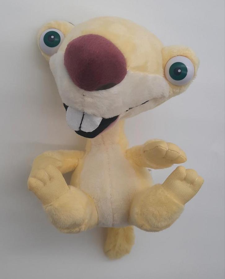 Ice Age Sid knuffel ca. 19cm hoog uit 2015, Kinderen en Baby's, Speelgoed | Knuffels en Pluche, Gebruikt, Overige typen, Ophalen of Verzenden