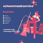 Huishoudelijke schoonmaak €15,- per uur.