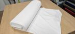 Rol stof Nicky Velour wit fluweel, 200 cm of meer, Nieuw, Ophalen of Verzenden, 120 cm of meer